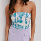 Vola Top - Cobalt Floral