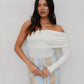 Del Sole Skirt - Blue/Tan Sun Print