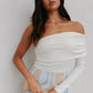 Del Sole Skirt - Blue/Tan Sun Print