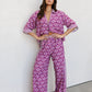 Claude Set - Bloom Plum Print