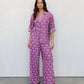 Claude Set - Bloom Plum Print