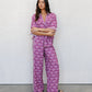 Claude Set - Bloom Plum Print
