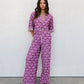 Claude Set - Bloom Plum Print