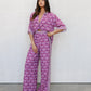 Claude Set - Bloom Plum Print