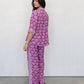 Claude Set - Bloom Plum Print