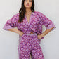 Claude Set - Bloom Plum Print