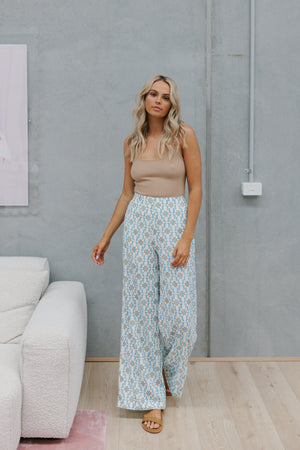 Tarara Pant - Blue Star Print