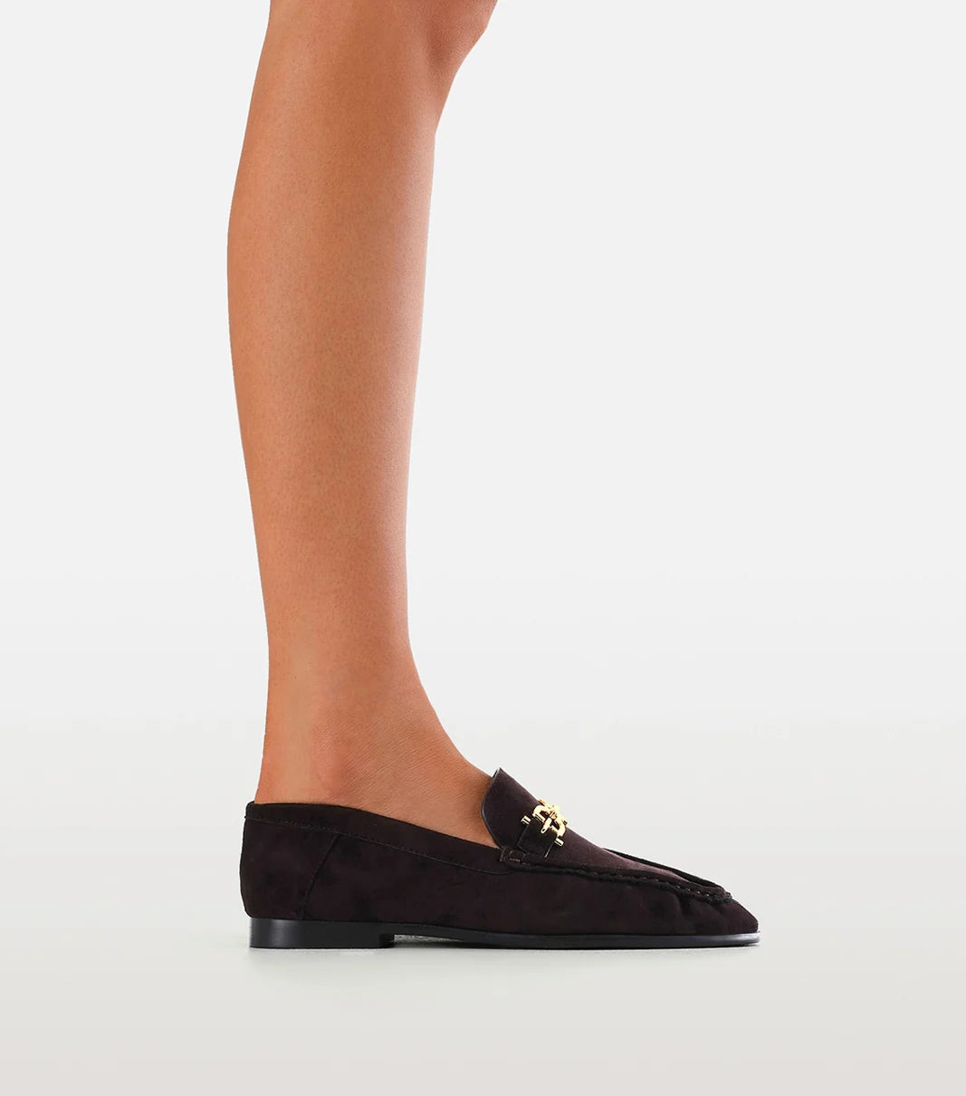 Devorah Loafer Dark Chocolate Suede