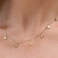 Moondust Charm Necklace - Gold