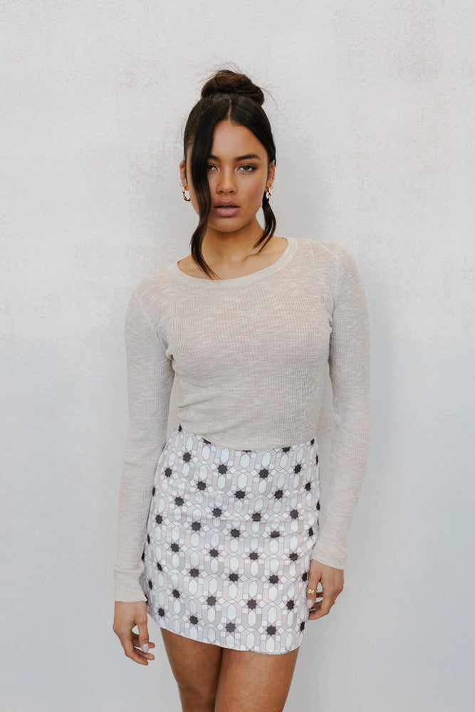 Daintree Skirt Sable Print
