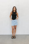 Xanna Skirt - Light Blue Denim