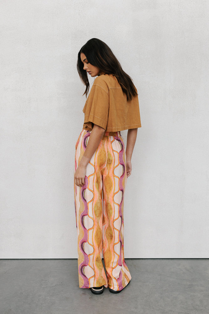 Davinci Pants Paris Print