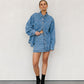 Olan skirt - Textured Denim