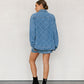 Olan skirt - Textured Denim