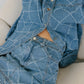 Olan skirt - Textured Denim