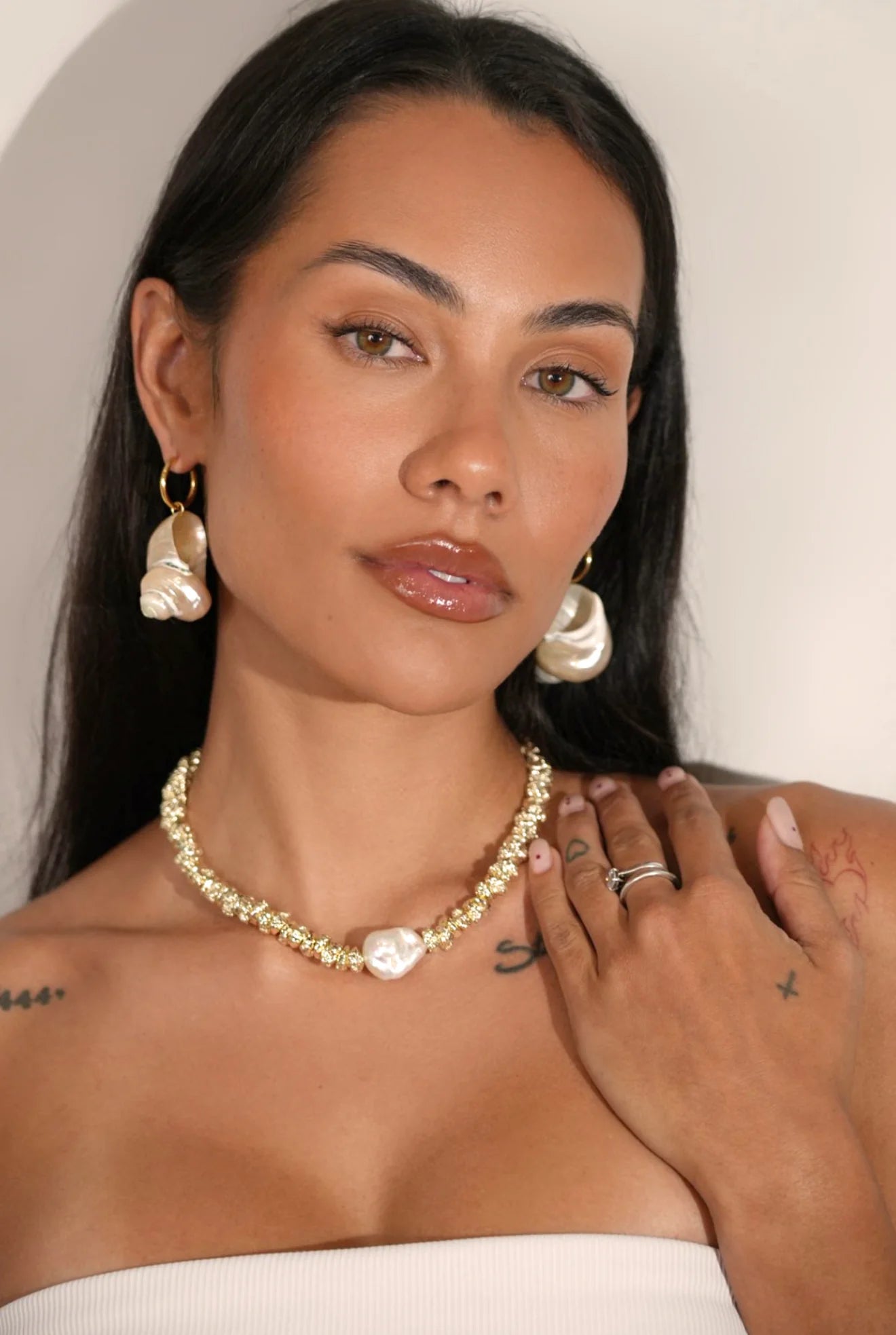 Avani Necklace Pearl