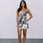 Isola Dress - Natural/Charcoal Floral