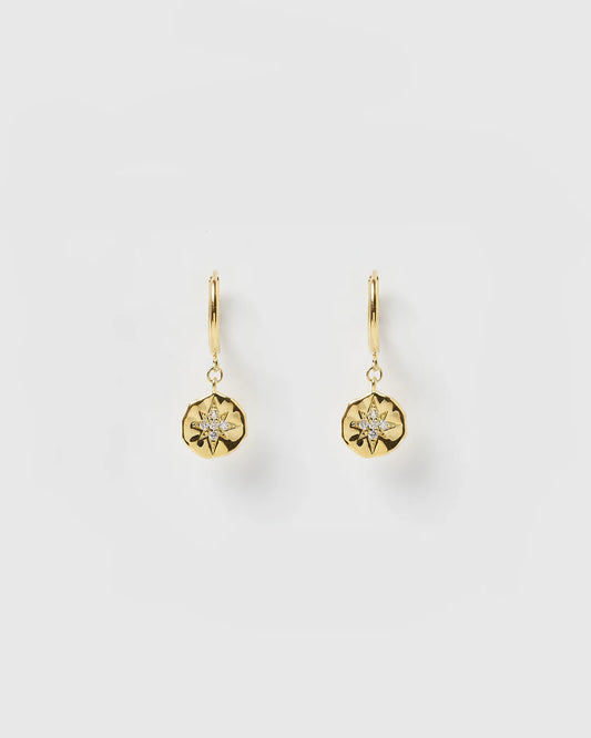 Estrella Earrings - Gold/Zircon