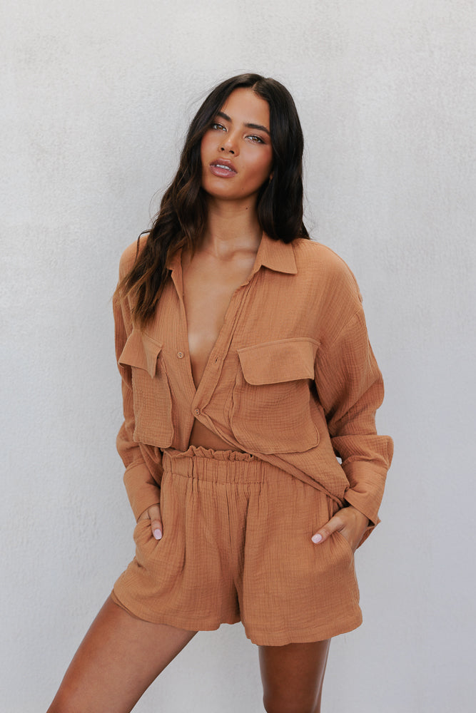 Helia Set Tan