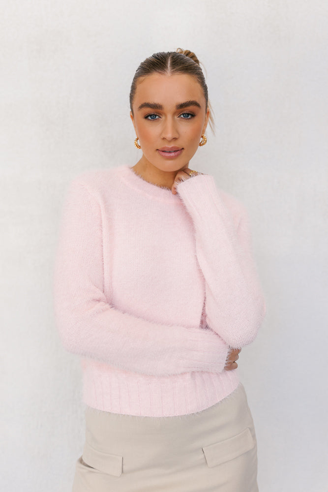 Elka Jumper - Baby Pink