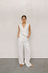 Ero Vest - Off White Linen