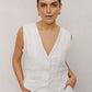 Qira Pants - White