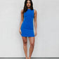 Evinn Mini Dress - Cobalt Blue