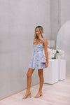 Quinella Dress - Blue Floral