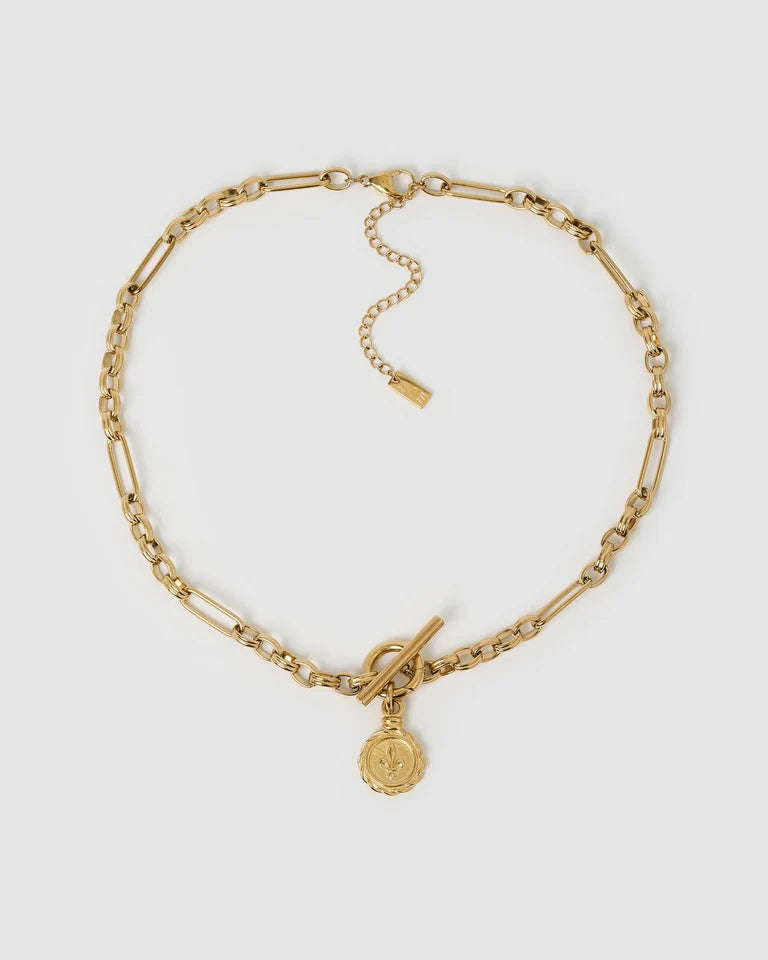 Fleur Necklace Gold
