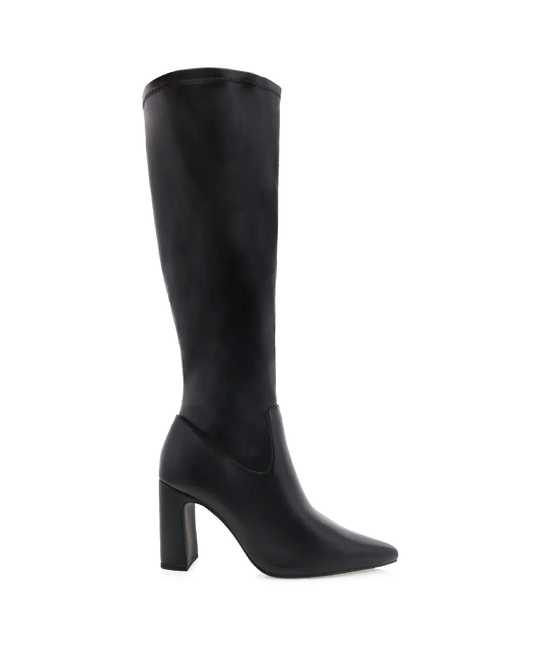 Freddy Knee High Boots - Black