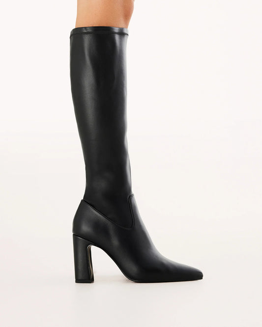 Freddy Knee High Boots - Black