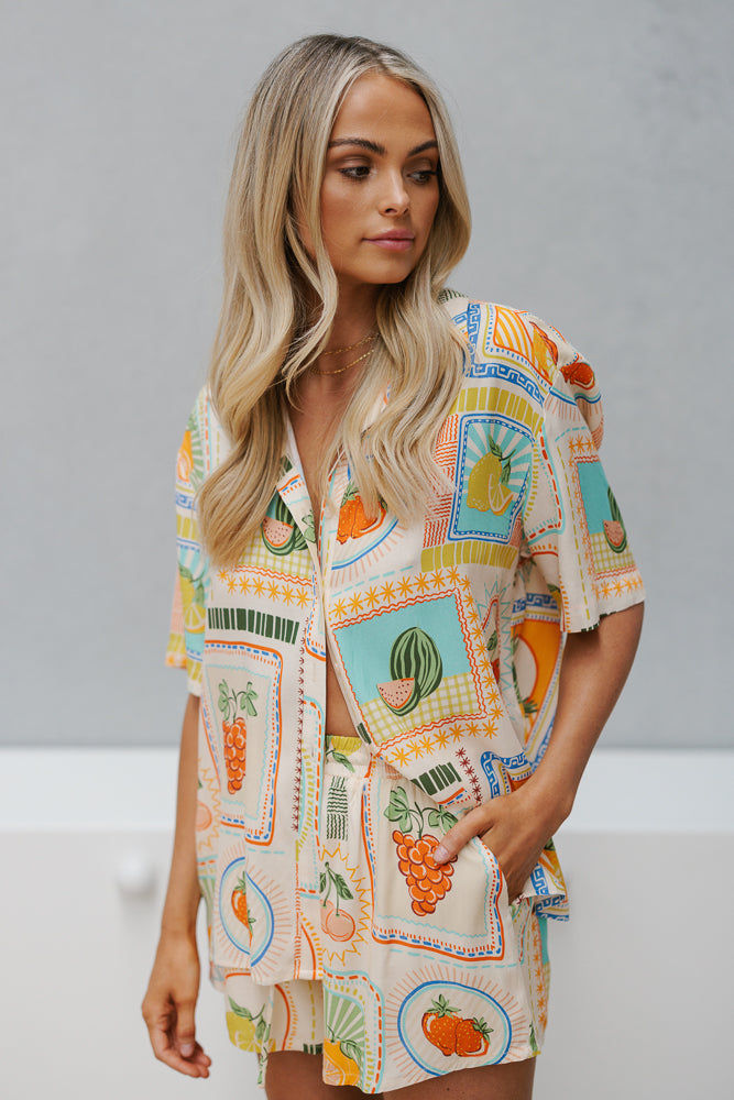 Gilby Shorts Tropicana Print