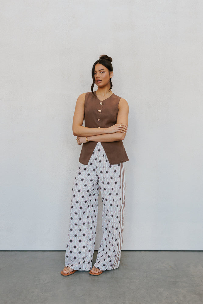 Aviary Pant - Sable Print