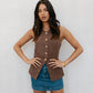Finch Vest - Chocolate