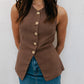 Finch Vest - Chocolate