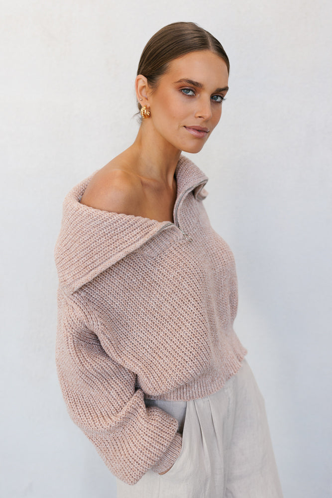 Finlay Knit - Musk Marle