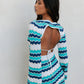 Finlee Mini Dress - Ocean Stripe