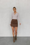 Basilio Skirt - Chocolate