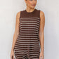 Gautier Set - Brown/Beige Stripe