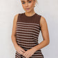 Gautier Set - Brown/Beige Stripe