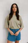 Gayle Top - Soft Khaki