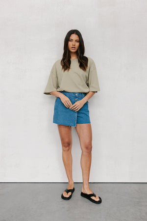 Gayle Top - Soft Khaki