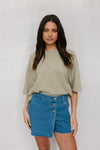 Gayle Top - Soft Khaki