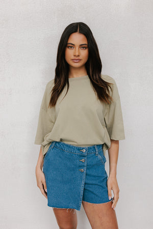 Gayle Top - Soft Khaki