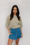 Gayle Top - Soft Khaki