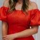 Gemma Dress - Red