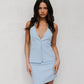 Immah Top - Powder Blue