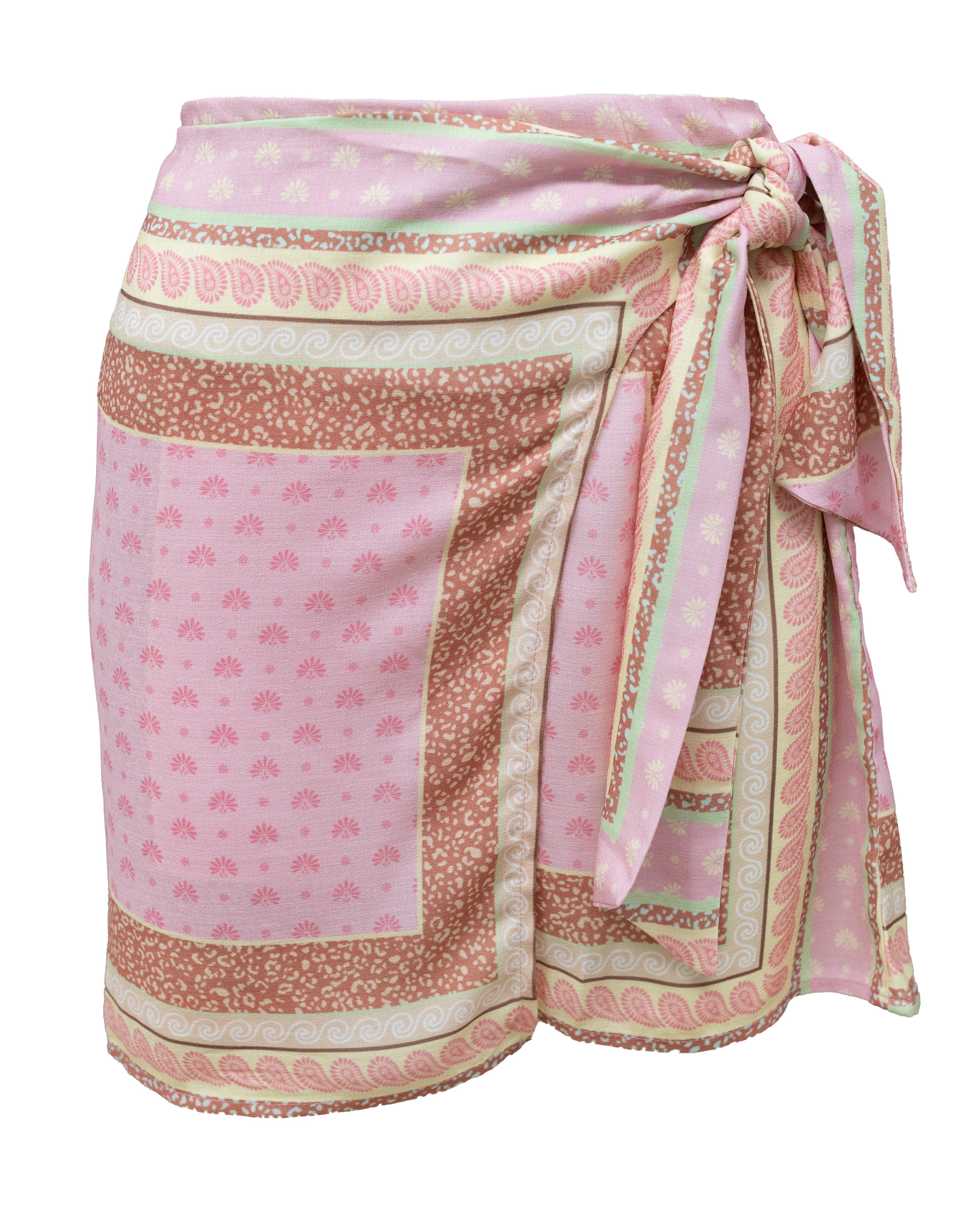 Vigo Mini Skirt Pink Tile