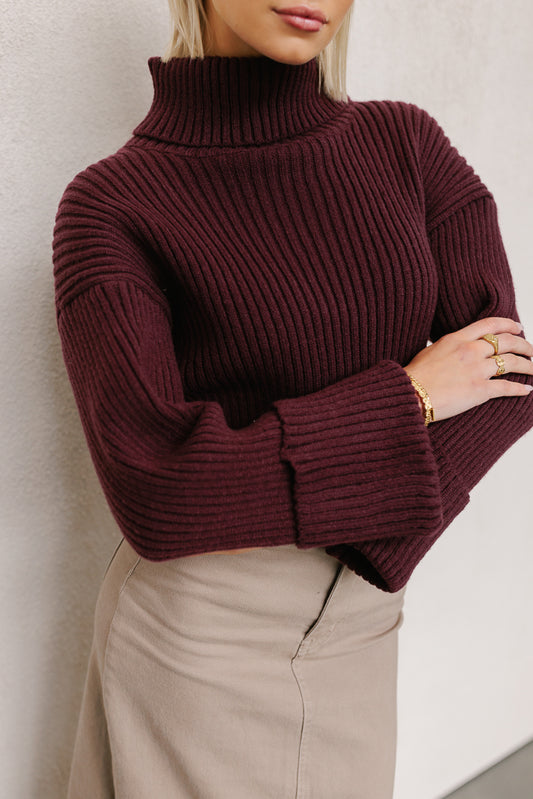 Oksana Knit Jumper - Plum