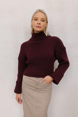 Gessy Jumper - Plum